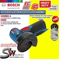 COMBO BOSCH 12V Cordless Angle Grinder GWS12V-76,**SOLO or Battery & Charger Set , F.O.C 3x Cutting 