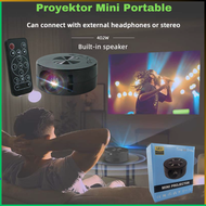 COD Luxuglow Proyektor Mini Portable LCD Full HD 1080P Build-in Speaker YT200 / Proyektor Mini Untuk