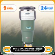 Tyeso 1200ml Multipurpose Tumbler Hot & Cold (Green) with Handle Vacuum Insulated Coffee Portable Tu