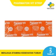 PHARMATON VIT 1 STRIP ISI 5 KAPSUL GINSENG G115 SELENIUM MULTI Murah