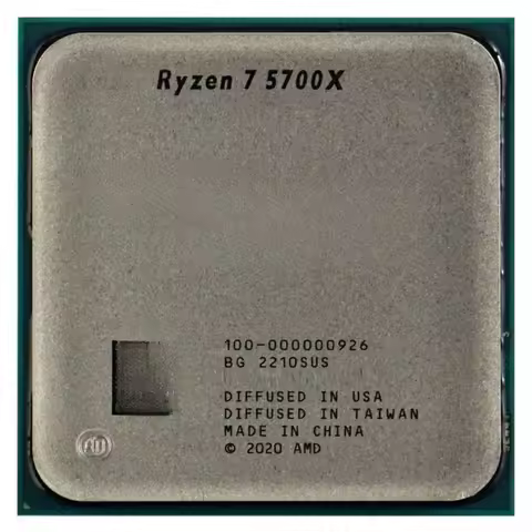 R7 5700X loose chip CPU 8 cores 16 threads 3.4GHz 65W for B450/B550 main board