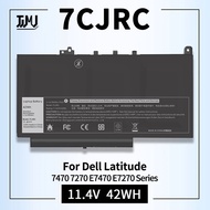 7CJRC Laptop Battery for Dell Latitude 7470 7270 E7270 E7470 Series 21X15 021X15 KNM09 0KNM09 TX283 