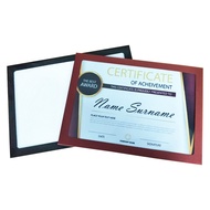 certificate holder art card