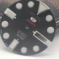 หน้าปัดนาฬิกาเบอร์5ใช้สำหรับดำน้ำวินเทจ skx007 nh36หน้าปัดสวิสผงเรืองแสงขนาดเส้นผ่าศูนย์กลาง28.5มม.
