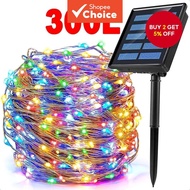 7-103M Waterproof Solar Raya String Lights 8 Modes for EID Ramadan,Raya Hari,Outdoor Indoor Home Gar