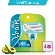 [East Malaysia] Gillette Venus Extra Smooth Razor Refills (5 Blades) (4 Carts)