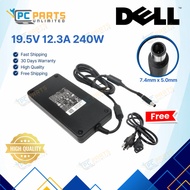 240W DELL Laptop Charger 19.5V 12.3A for Precision Y047M Y044M 6RTIJ 450-18931 U896K 7.4mm x 5.0mm
