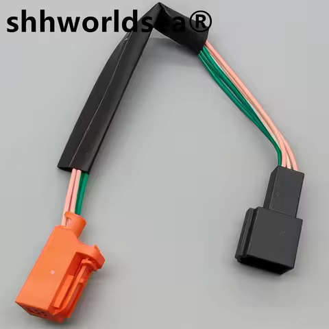 shhworldsea 6P 4D0 971 636B 1534121-3 4D0971636B Red Automobile Tire Pressure Alarm Wire Harness Uns