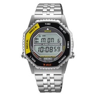 SEIKO Rotocall SMGG17P1 Digital Alarm Chronograph Stainless Steel Quartz Watch