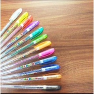 Glitter Gel Pen / Glitter Coloring Pen 12 Colors