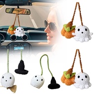 Crochet Halloween Decorations Halloween Ghost Pumpkin Decor Car View Car Interior Knitted B9e9