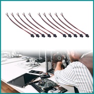 CON 10lots 2 54mm Male To Female Terminals Connector Wire 15CM PA66 Plastic