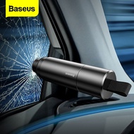 Baseus Mini Car Window Glass Breaker Seat Belt Cutter Safety Hammer Cutting Knife Interior Accessory