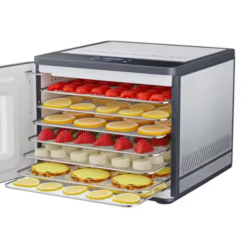 Food Dehydrator Machine for Jerky Beef: Stainless Steel Food Dryer for Meat - Digital Food Dehydrate