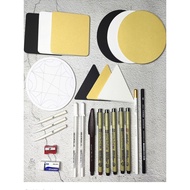 Zentangle Painting Beginner Set College Exclusive Recommendation Cherry Blossom Needle Pen Paper Era