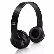 Tai nghe chụp tai cao cấp có khe thẻ nhớ Bluetooth P47 - HÀNG NHẬP KHẨU