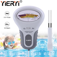 YIERYI Swimming Pool Chlorine/PH Measurement Pool Residual Chlorine Detector Used for Drinking Water