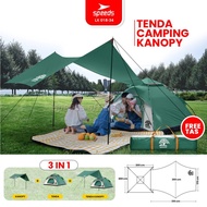 SPEEDS Tenda Camping Mendaki 3in1 Kanopi Portabel Outdoor Kemah 018-34