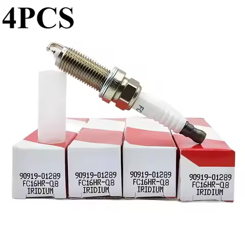 4pcs 90919-01289 FC16HR-Q8 Dual Iridium Spark Plug For Toyota UX250H/200 Corolla RAV4 Camry Avalon S