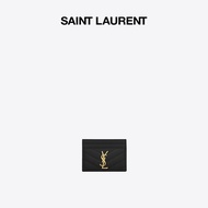 [Tanabata Gift] YSL/Saint Laurent Lady MONOGRAMME Grain Embossed Leather Card Holder Wallet Card Hol