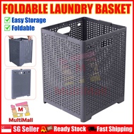 GREY Foldable Laundry Basket | Dirty clothes laundry basket | Laundry Basket | Storage basket