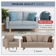 Alora Furniture - NEXON Sofa / 1 Seater Sofa / 2 Seater Sofa / 3 Seater Sofa /Fabric Cushion /布制沙发
