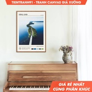 Wall paintings, Oil Paint, Finland Wall Art, Finland Poster, Finland Photo, Finland Wall Decor, Euro