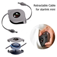 Retractable DC Power Cable for Starlink Mini DC5521 to DC5521 Extension Cable Mini Power Cord for St