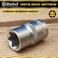 Star Socket Wrench E18 1/ 2 inch Drive Star Socket Sherlock