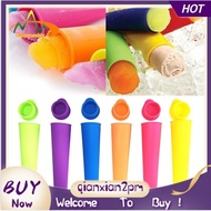 【rbkqrpesuhjy】10PC Silicone Popsicle Makers Summer Ice Cream Stick Mold DIY Popsicle Mold Ice Popping Maker with Lids