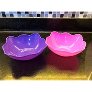 Flower crown plastic bowl