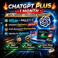 🔥 ChatGPT Plus 1 Month (Private Account) – Exclusive | Instant Delivery | GPT-4o | Malaysia Ready 🔥
