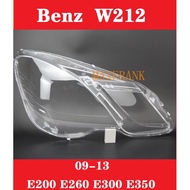 Benz W212 (4 doors)headlamp cover 09 -13 E200 E260 E300 E350 headlight cover LENS เลนส์ไฟหน้า พลาสติ