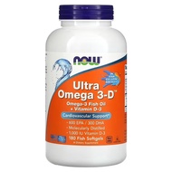 NOW Foods Ultra Omega-3 500 EPA / 250 DHA Omega 3-D 600 EPA / 300