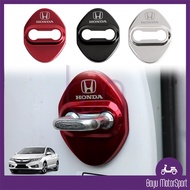 Honda City GM6 Door Lock Protector Cover Steel Red Black Silver For Honda GM6 (2014-2020) Vacc Auto 