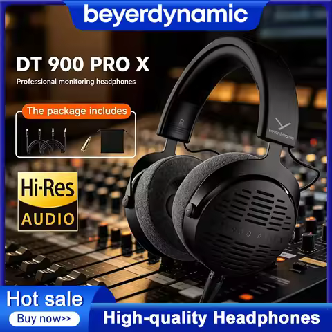 Beyerdynamic DT 900 PRO X Professional Hi Fi Audiophile Over Ear Monitoring Headphones for High Reso