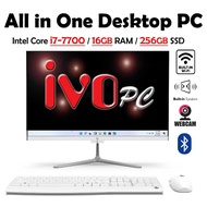 🔥IVOpc🔥All in One PC i7-7700 16gb ram  22" 24" Desktop PC all in one 一体机电脑 台式一体机