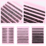 30d/40d/50d/60d/80d Single False Eyelash Large Volume Eyelash False Mixed Segmented Pack Thick F0o0