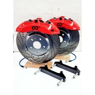 O&amp;O BREMBO BRAKE KIT(TOYOTA, AUDI, PROTON PERODUA)(RED)