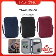 FASFONE Passport Pouch Pasport Holder Beg Passport Travel Wallet Passport Cover Cute Portable