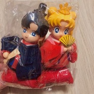 Vintage sailor moon figure doll 中古 美少女戰士 月野兔 地場衛 禮服蒙面俠 女兒節 結婚 公仔 擺設
