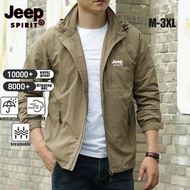 JEEP SPIRIT Men's outdoor hiking jacket,Waterproof jacket for men