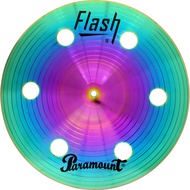 Paramount Flash Series Stainless Steel Cymbal ฉาบ แฉ สี Rainbow  Splash Crash Ride Hihat China Ozone
