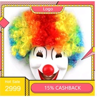 dfadfa Rambut Wik Badut Warna Warni Renbow -cod-d