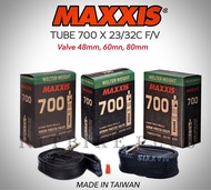 LOTใหม่ ยางในเสือหมอบ Maxxis Welter Weight หัวศรสามารถถอดได้ น้ำหนักเบา 26 ,27.5 ,29 ,700x23-32  (ราคาต่อ 1 เส้น)