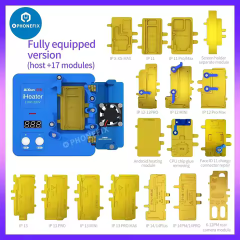 JC Aixun IHeater Pro Face ID Pre-heating Station Desoldering Plate for IPhone X-11/12/13Pro Max Moth
