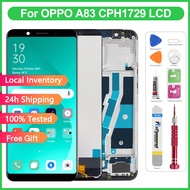 OPPO A83 CPH1729 LCD Display Screen+Touch Screen Digitizer Assembly Replacement Part with Frame