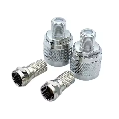 75-5 F Type Connector With L16 N Type To F Type Connector Coaxial Plug Signal Amplifier Satellite TV