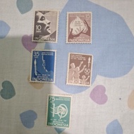 Old human rights stamps, contents 5 pcs