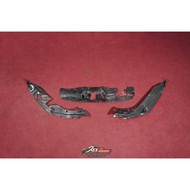 Honda FK8 Type R Engine Cooling Plate Dry Carbon Set 3 Pcs